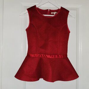 Maje Structured Peplum Top – Size 1 (US XS/S)